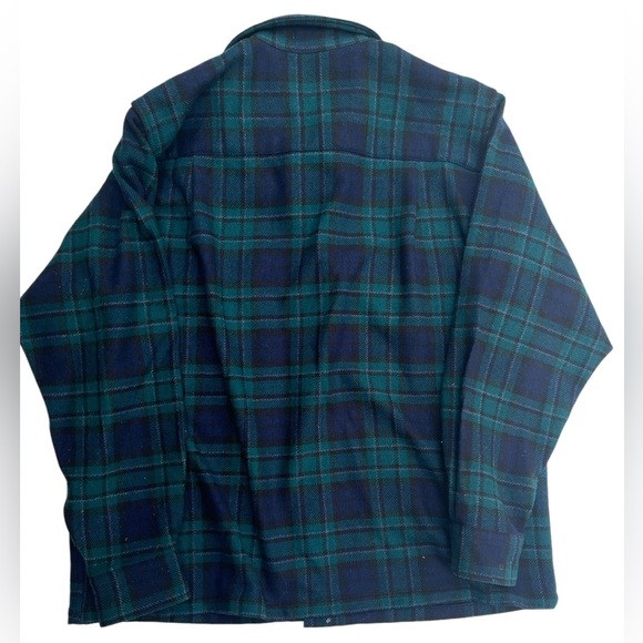 Pendleton 100%Virgin Wool long sleeve button down men’s flannel shirt men’s L - Picture 3 of 7